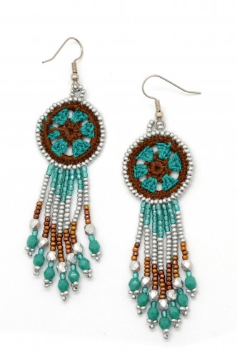Granny Circle Earrings Granny Circle Earrings
